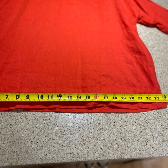 Eileen Fisher Linen top - Picture 8 of 9